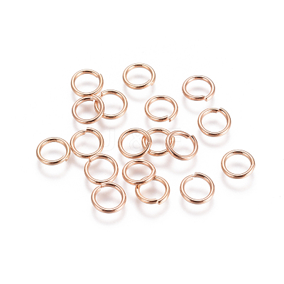 304 Stainless Steel Open Jump Rings STAS-E484-72J-RG-1