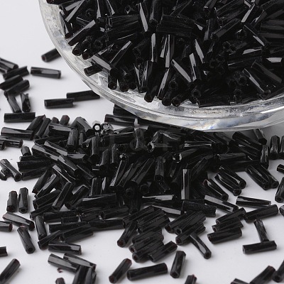 Glass Twisted Bugle Beads X1-SEED-K002-A01-1-1