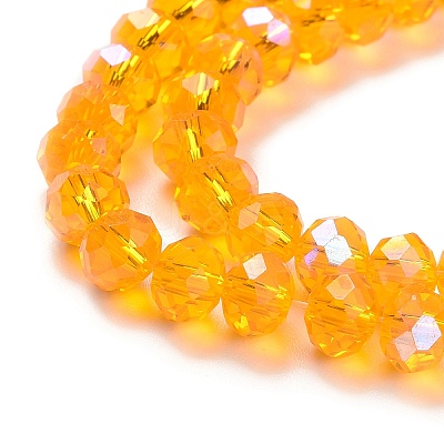 Electroplate Glass Beads Strands LS-EGLA-A034-T6mm-L11-1