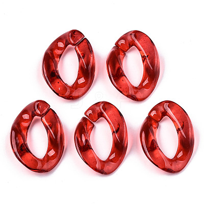 Transparent Acrylic Linking Rings OACR-S036-001A-J05-1