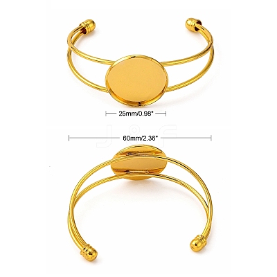 Brass Cuff Bangle Making KK-J184-49G-1