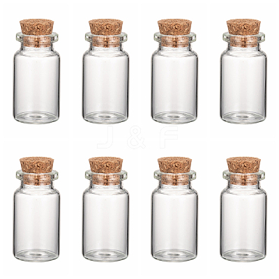 Glass Jar Glass Bottles X2-AJEW-H004-7-1-1