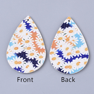 PU Leather Big Pendants X-FIND-T058-B11-1
