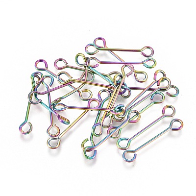 Ion Plating(IP) 304 Stainless Steel Eye Pins STAS-L247-007B-M-1