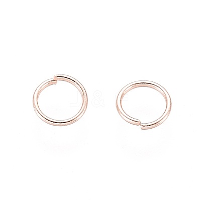 304 Stainless Steel Open Jump Rings STAS-O098-01RG-03-1