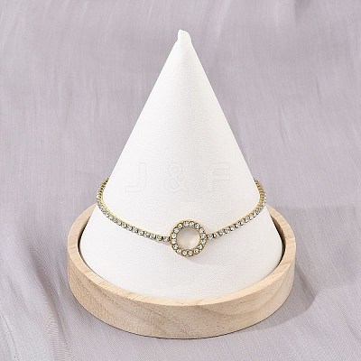 304 Stainless Steel Cup Chains Bracelets for Women BJEW-D364-01B-G-1