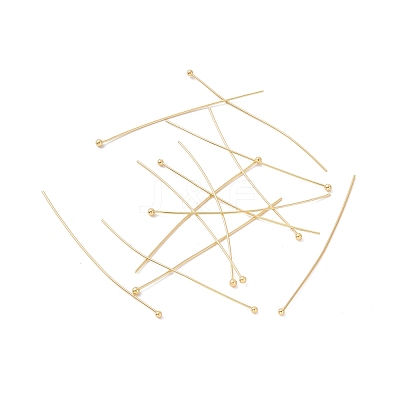 Brass Ball Head Pins KK-WH0058-02D-G01-1