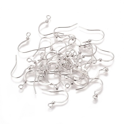 Brass French Earring Hooks KK-Q369-P-1