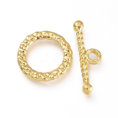 Alloy Toggle Clasps TIBE-G020-01G-1