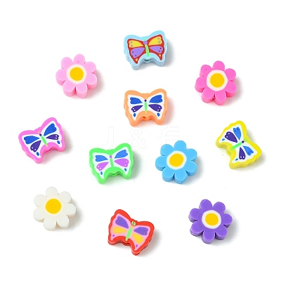 200Pcs 2 Styles Handmade Polymer Clay Beads CLAY-CJ0002-04-1