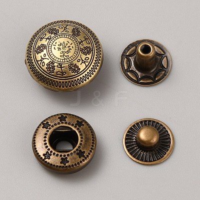 Alloy Snap Button FIND-WH0421-74A-1