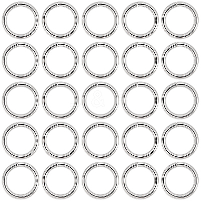 100Pcs 304 Stainless Steel Jump Rings STAS-CN0001-74-1