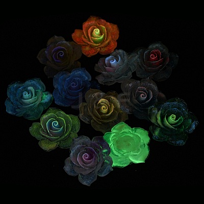 Luminous Transparent Epoxy Resin Decoden Cabochons CRES-M032-04E-1