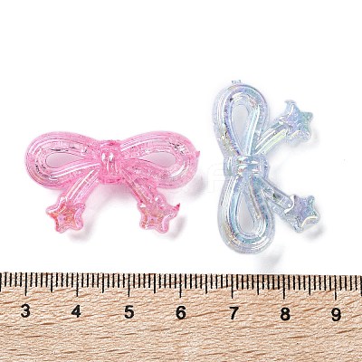 Transparent UV Plating Acrylic Beads PACR-D288-16-1