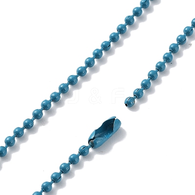 Iron Ball Bead Chains CH-E002-2.4mm-Y03A-1
