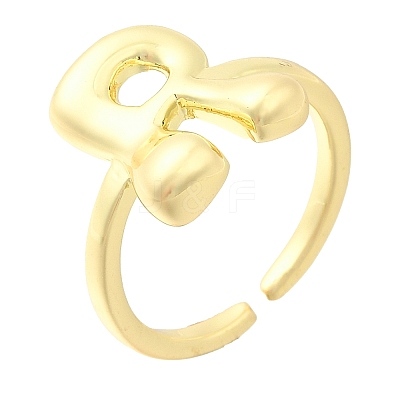 Rack Plating Brass Open Cuff Rings RJEW-S394-01G-R-1