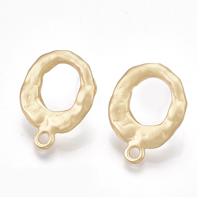 Alloy Stud Earring Findings PALLOY-T065-53-1
