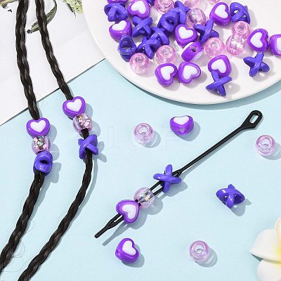 Acrylic Hair Coil Cuffs FIND-FZC0005-004A-02-1