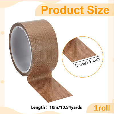 10M Teflon PTFE Heat-resistant Cloth Tape AJEW-WH0314-482D-1