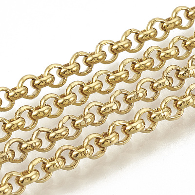 Ion Plating(IP) 304 Stainless Steel Rolo Chains CHS-S001-02D-1