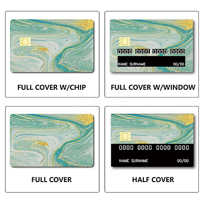 PVC Plastic Waterproof Card Stickers DIY-WH0432-035-1
