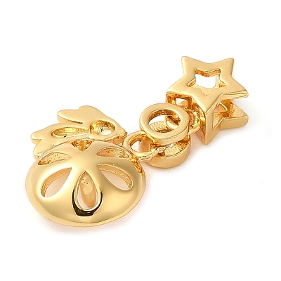 Brass Micro Pave Cubic Zirconia Peg Bails LS-KK-Q788-04G-1