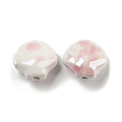 Shell Shape Glazed Porcelain Beads PORC-E022-01A-1