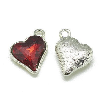 Alloy Glass Pendants PALLOY-T040-12mm-07-1