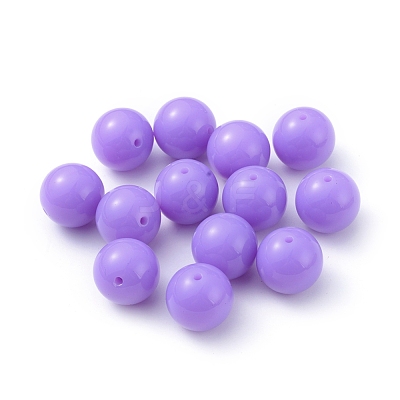 Fluorescence Chunky Acrylic Beads MACR-R517-20mm-09-1