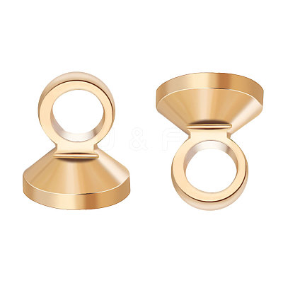 Brass Pendant Bails KK-BC0003-85G-1