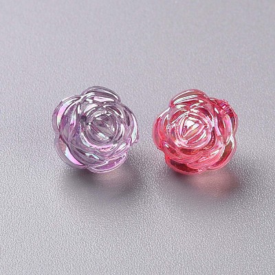 Transparent Acrylic Beads TACR-S154-33C-1