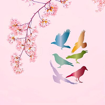 Large Plastic Reusable Drawing Painting Stencils Templates DIY-WH0202-189-1