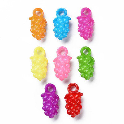 Autumn Theme Opaque Acrylic Pendants MACR-N013-062-1