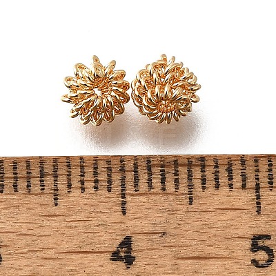 Brass Beads KK-M318-06G-1