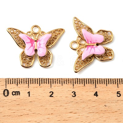 304 Stainless Steel Enamel  Pendants STAS-Z145-13G-03-1