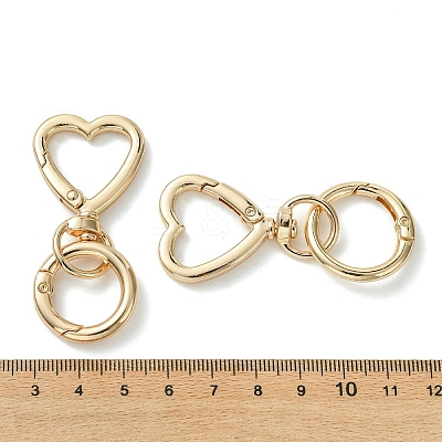 3Pcs Alloy Spring Gate Rings KEYC-JKC01477-1
