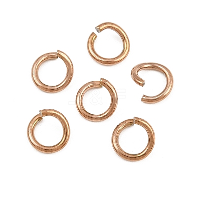 304 Stainless Steel Open Jump Rings STAS-M235-02I-RG-1