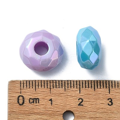 Opaque Acrylic European Beads OACR-E033-23-1