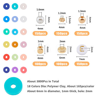 Rainbow Style DIY Jewelry Making Kit DIY-DC0002-72-1