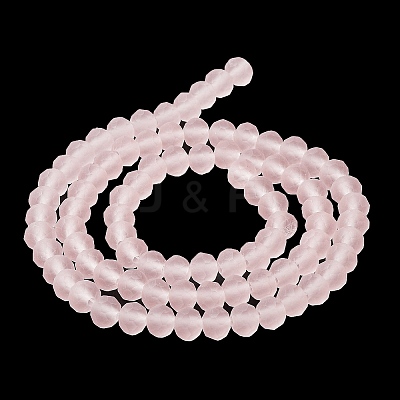 Transparent Glass Beads Strands EGLA-A034-T8mm-MD22-1
