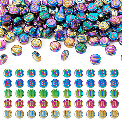 100Pcs 5 Styles Electroplated Glass Bead GLAA-TA0002-95C-1