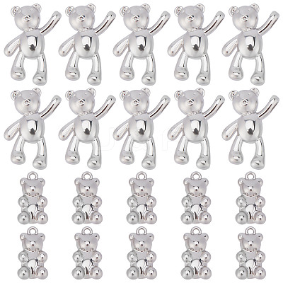 48Pcs 2 Styles Alloy Pendants FIND-SC0003-83-1