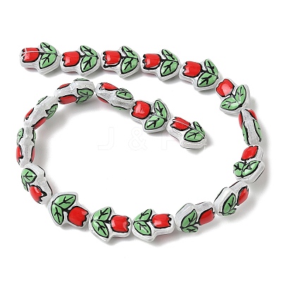 Transparent Glass Enamel Beads LAMP-C023-01F-1