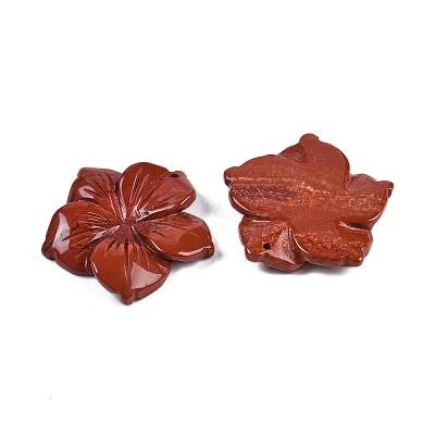 Natural Red Jasper Carved Pendants G-B097-01A-01-1