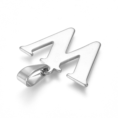Non-Tarnish 304 Stainless Steel Pendants STAS-F106-95P-W-1