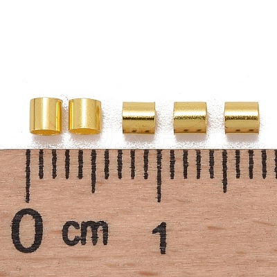 Brass Crimp Beads KK-S070-G-FF-1