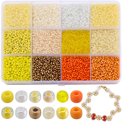 156g 12 Style Glass Seed Beads SEED-SC0001-32A-04-1