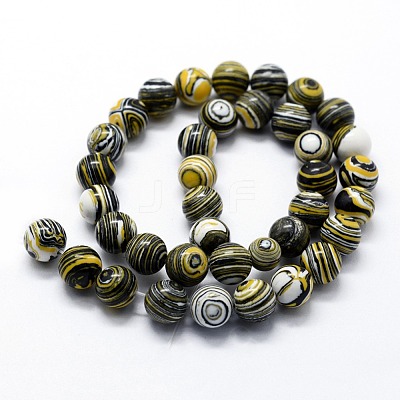 Synthetic Malachite Beads Strands G-A186-B-02-1