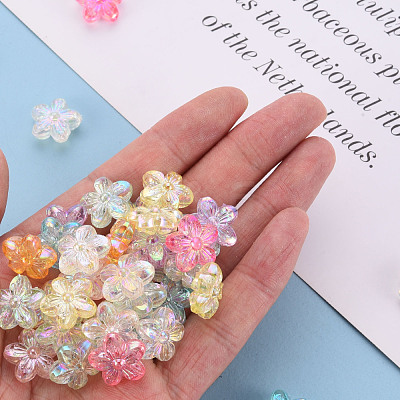 Transparent Acrylic Beads TACR-S154-45C-1