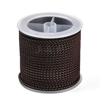 11M Polyester Braided Cord with Cotton Core & Metallic Thread OCOR-Z006-01-06-1
